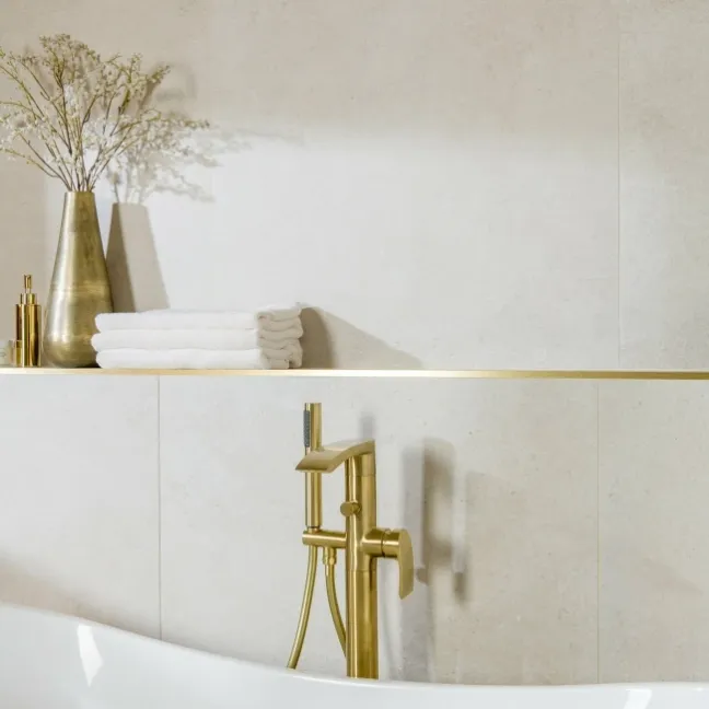 Gravity Beige Matt Travertine Effect Wall and Floor Tiles 800x800