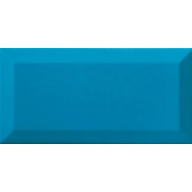 Temple Teal Blue Gloss Ceramic Metro Wall Tiles