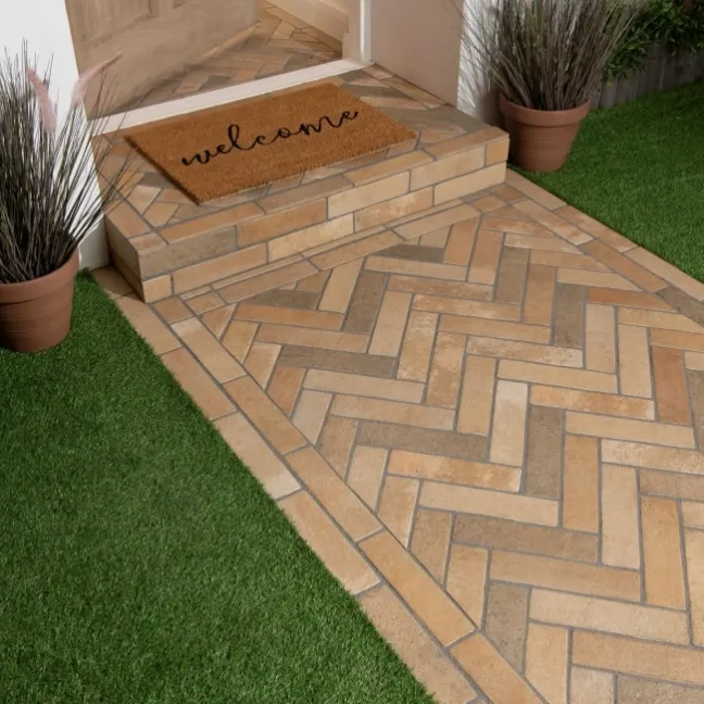 Tuscany Beige Brick Effect Matt Wall and Floor Tiles