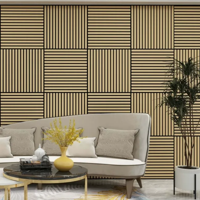 Trepanel® Oak Square Acoustic Wood Wall Panels