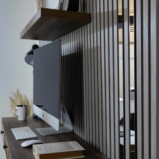 Trepanel® Stainless Steel Silver Decorative Acoustic Slat Cover