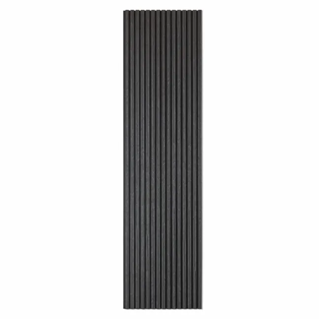 Trepanel® Chevron Noir Black Acoustic Wood Wall Panels