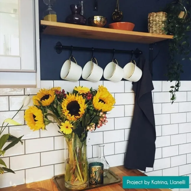 Rustic Ceramic White Gloss Mini Metro Wall Tiles
