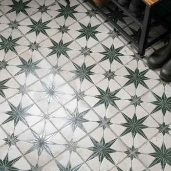 Cinders™ Lux Star Forest Layer Tech Pattern Tiles