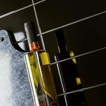 Black Gloss Linear Tiles