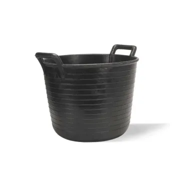 Mixing Tub 40L HD Black Plastic