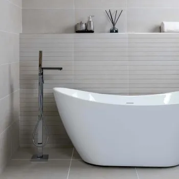 Genoa Ivory Matt Decor Concrete Effect Wall Tiles