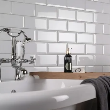 Metro Elephant & Castle Grey Gloss 200x100 Tiles