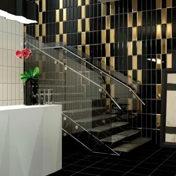 Noir Ceramic Gloss Black Metro Tiles