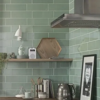 Pistachio Aquarelle Metro Tiles