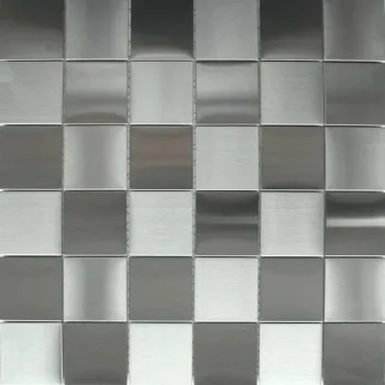 Large Square Steel Mosaics Tiles Mosaic Tiles