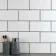Prismatics Satin PRS12 White Matt Wall Metro Tiles