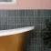 Harlestone Green Honed Marble Kitkat Mosaic Wall Tiles