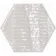 Carton White Gloss Hexagon Tiles