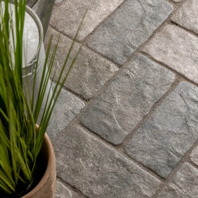 Tuscany Grey Cobble Matt Brick Effect Wall and Floor Tiles