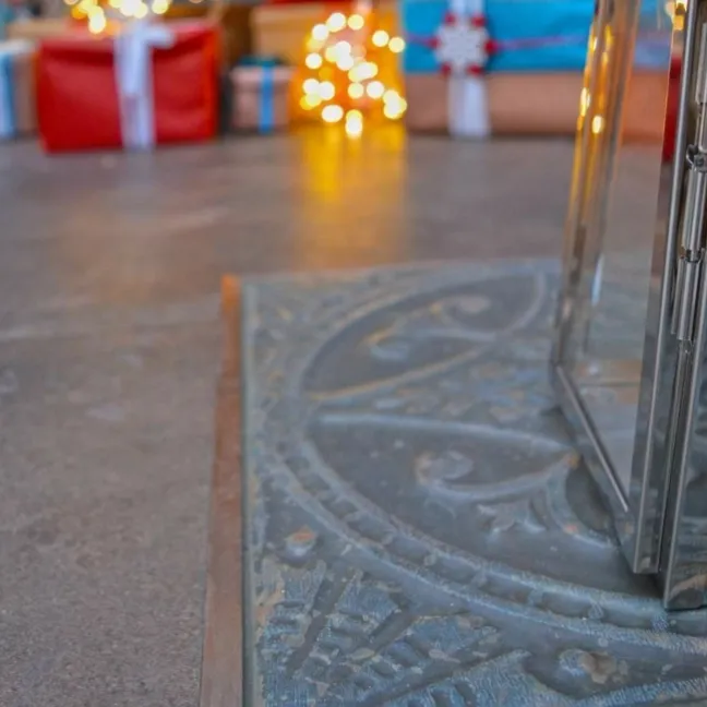 Embossed Metallic Pressed Patina Steel Tiles