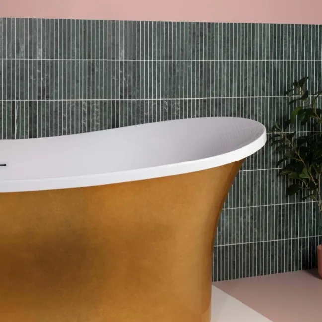 Harlestone Green Honed Marble Kitkat Mosaic Wall Tiles