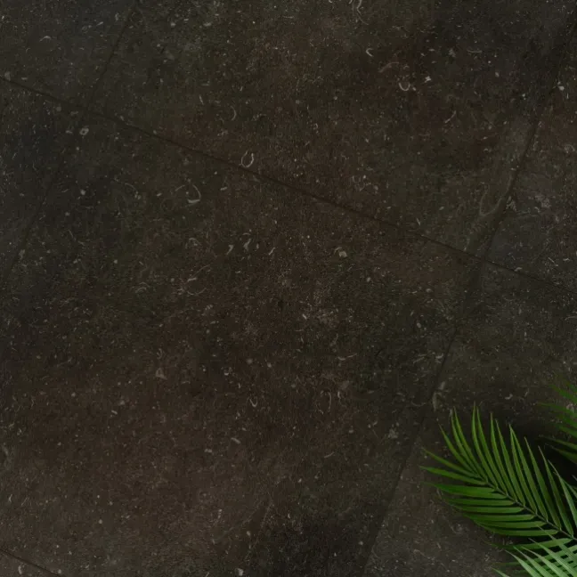 Ghent Black Matt Stone Effect 80x80 Wall and Floor Tiles