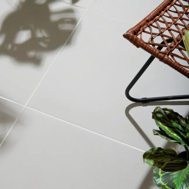 Materia Blanco White Concrete Effect 20mm Porcelain Paving Slabs