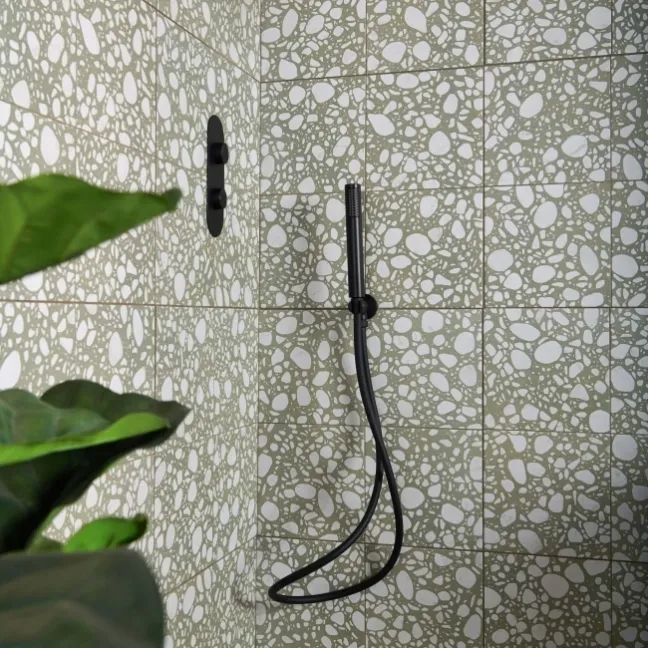 Mizuki® Fern Green Terrazzo Effect Wall and Floor Tiles