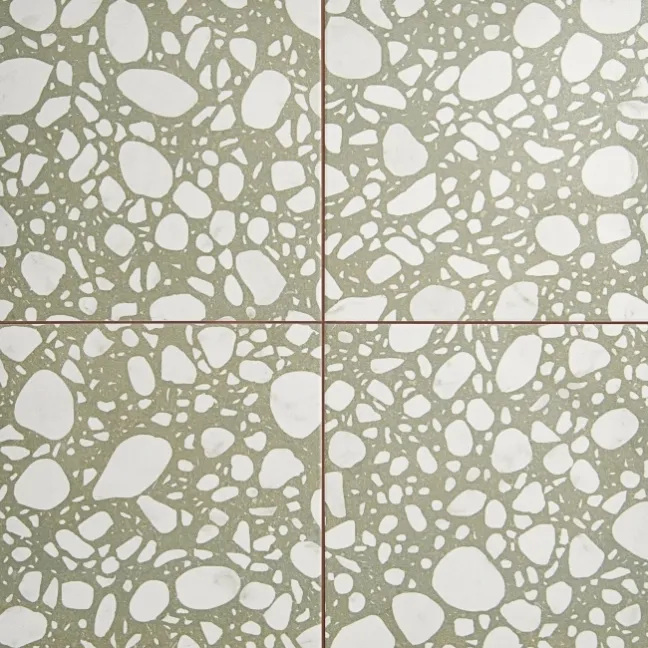 Mizuki® Fern Green Terrazzo Effect Wall and Floor Tiles