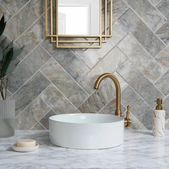Passion Onyx Pear Light Green Marble Effect Wall Tiles