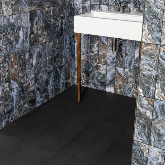 Passion Onyx Waves Blue Marble Effect Wall Tiles