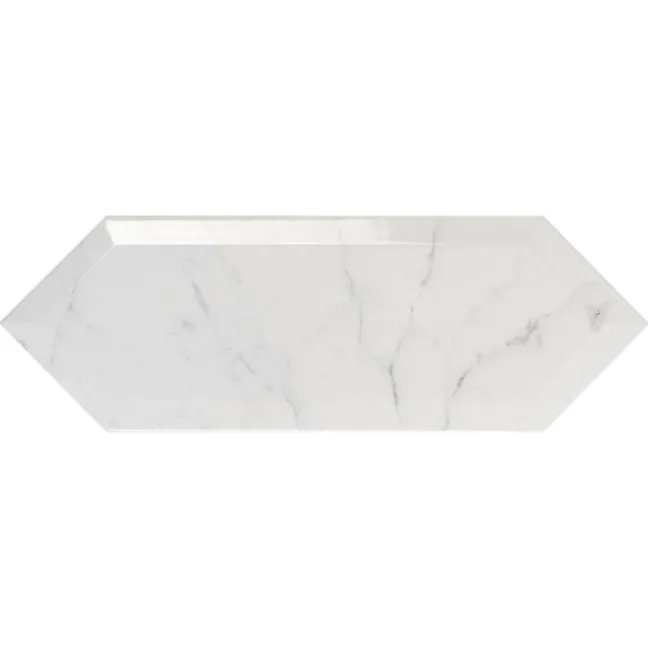 Pickett® White Gloss Bevelled Carrara Metro Wall Tiles