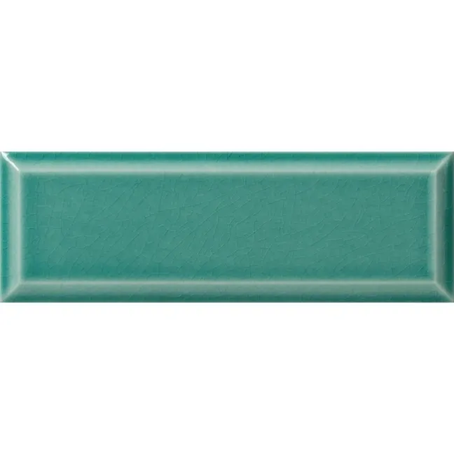 Plush Azulado Teal Green Matt Large Metro Wall Tiles