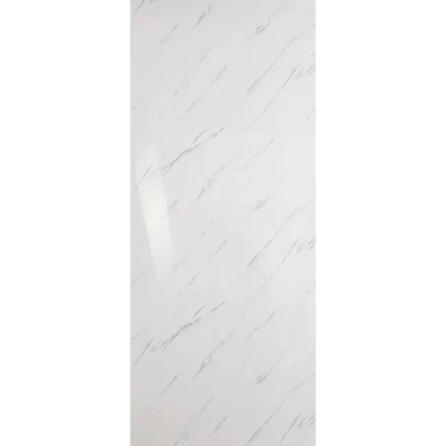 Trepanel Aqua® Gloss Carrara Marble Effect PVC Shower Wall Panel