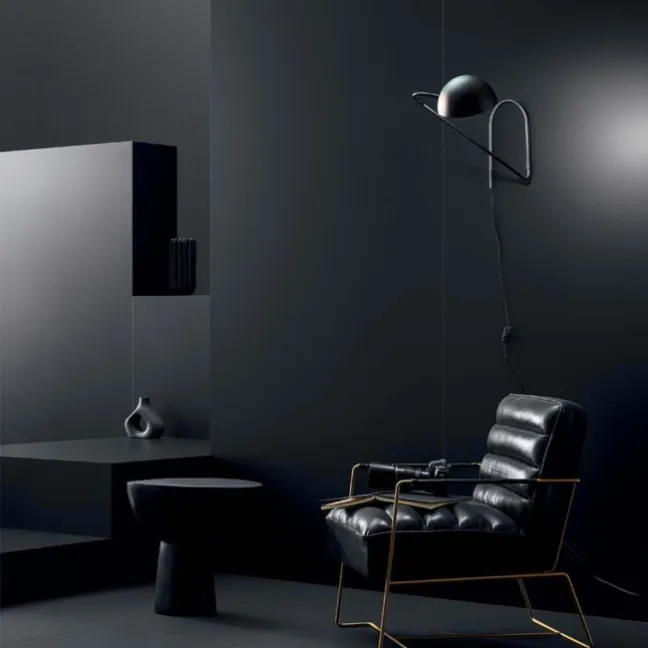 Sorbet Black Matt Plain 598x598 Wall and Floor Tiles