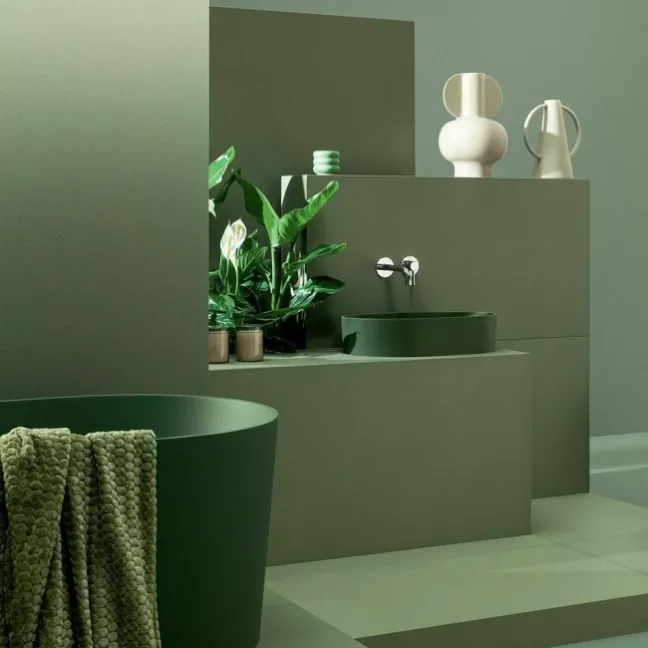 Sorbet Green Matt 598x598 Wall and Floor Tiles