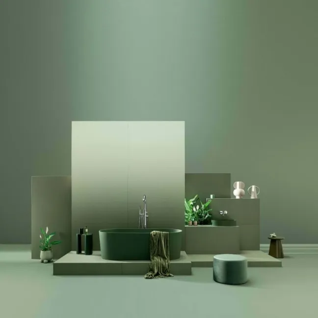 Sorbet Green Matt 598x598 Wall and Floor Tiles