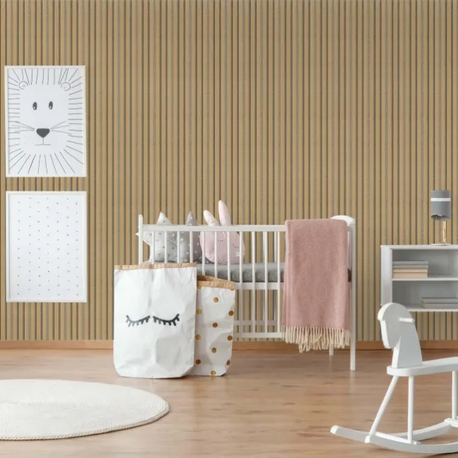 Trepanel® Oak on Grey Felt Acoustic Wood Wall Panels