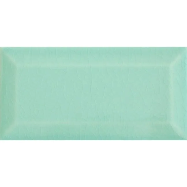 Antique Varenne Crackle Metro Teal Gloss Metro Tiles
