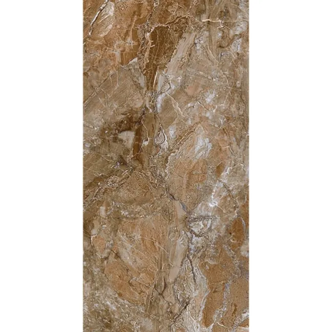 Cherish French Bistre Brown Gloss Marble Effect Wall Tiles