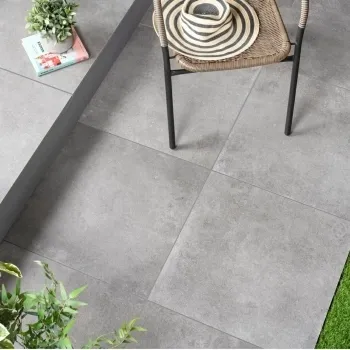 Leinz Dark Grey Slab Tiles