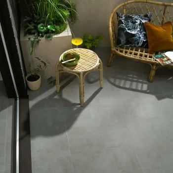 Mist Grey Concrete Effect Porcelain Paving Slabs