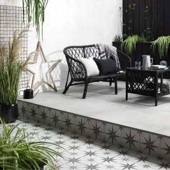 Optimum Grigio Stone Effect 20mm Porcelain Paving Slabs
