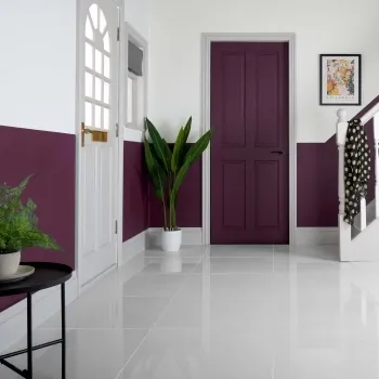 Polished White Floor Tiles