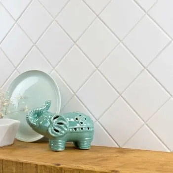 Matt White 100x100 Tiles