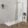 Dover Waves Light Grey Ceramic Stone Effect Wall Tiles