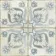 Helix Indigo Blue Matt Patterned Wall and Floor Tiles