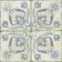 Helix Indigo Blue Matt Patterned Wall and Floor Tiles