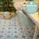 Scintilla Olive Green Star Pattern Tiles