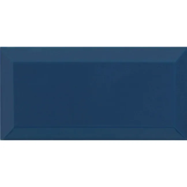 Bond Street Gloss Blue Mini Flat Metro Tiles