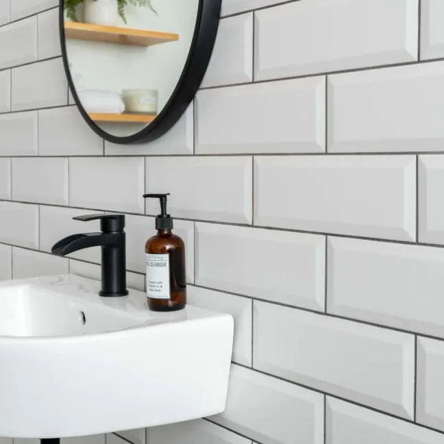 Blanc White Matt Large Metro 300x100 Wall Tiles