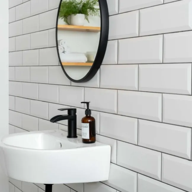 Blanc White Matt Large Metro 300x100 Wall Tiles