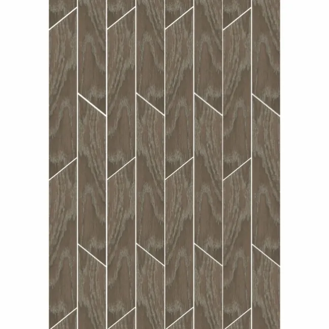 Bonsai Chevron Wood Effect Porcelain Wall Tiles