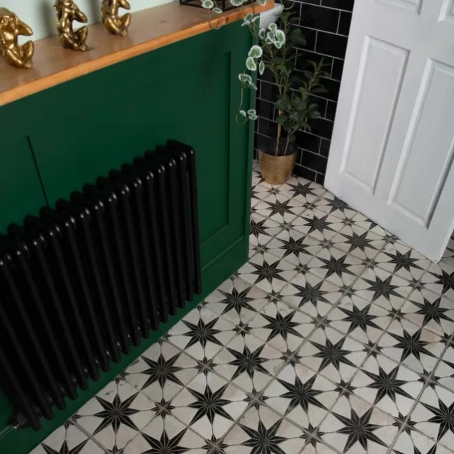 Cinders® Lux Star Noir Layer Tech Pattern Tiles